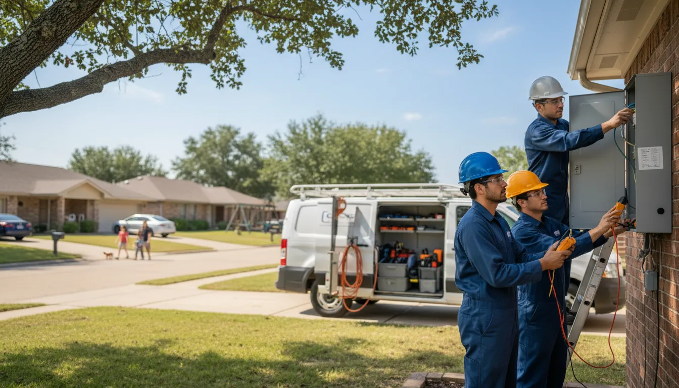 Certified electrician providing emergency electrical services in Polk, OH